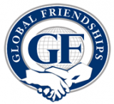 Global Friendships logo of two hands holding